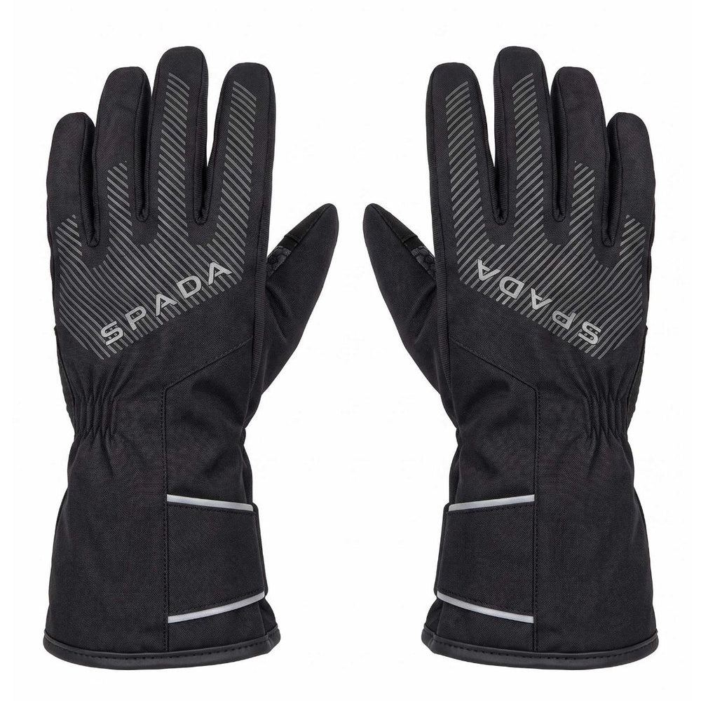 Spada Zephyr Waterproof Motorcycle Gloves - Stealth Black