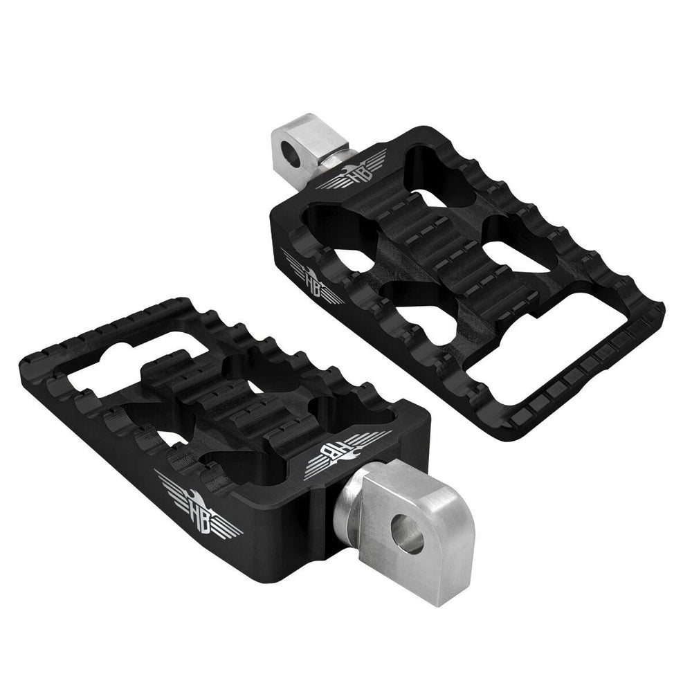 Heinz Bikes Foot Pegs For Harley Davidson FLD1690 2012-2013 Front or Rear - Black
