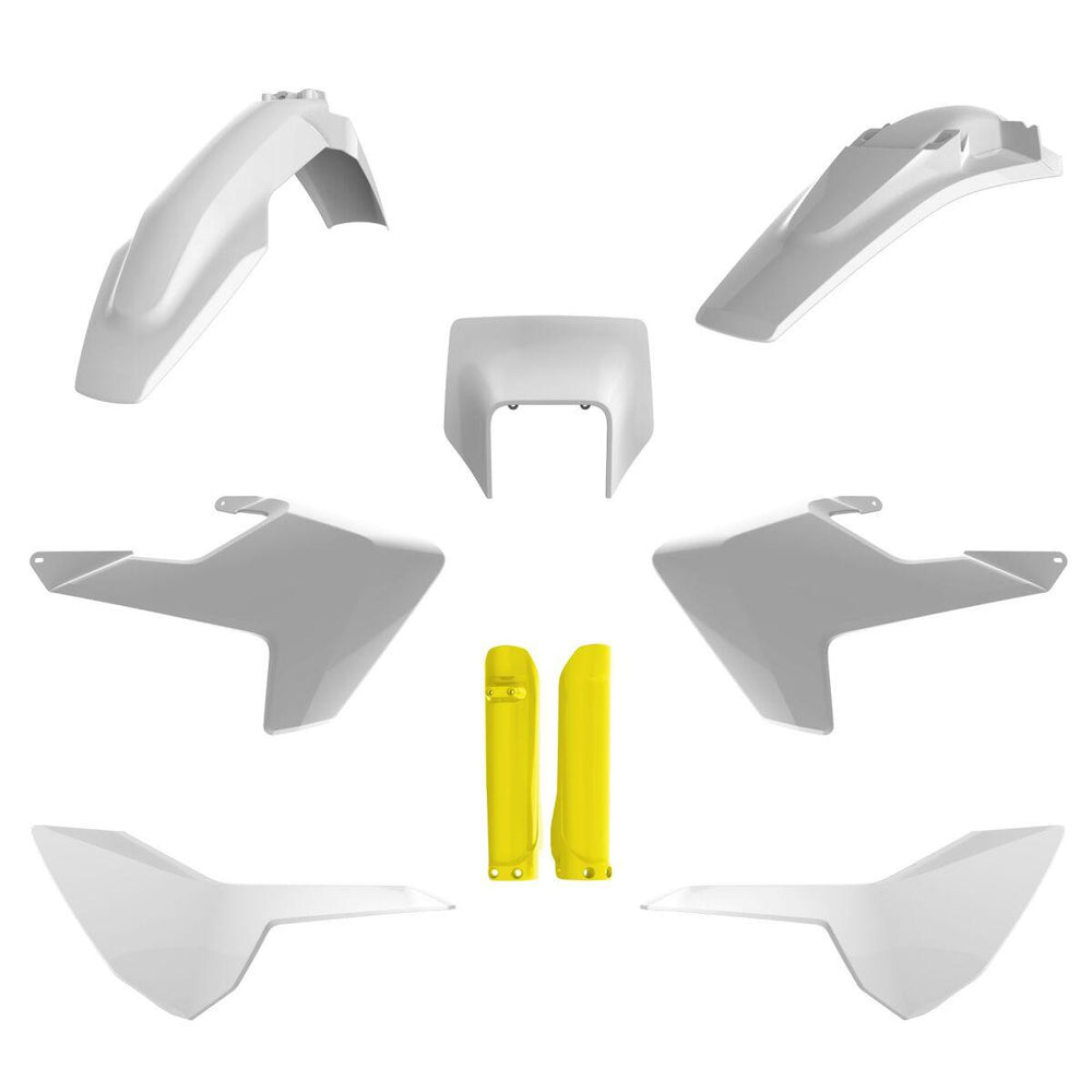 Polisport Plastics Kit For Husqvarna FE250 2017-2019 - White