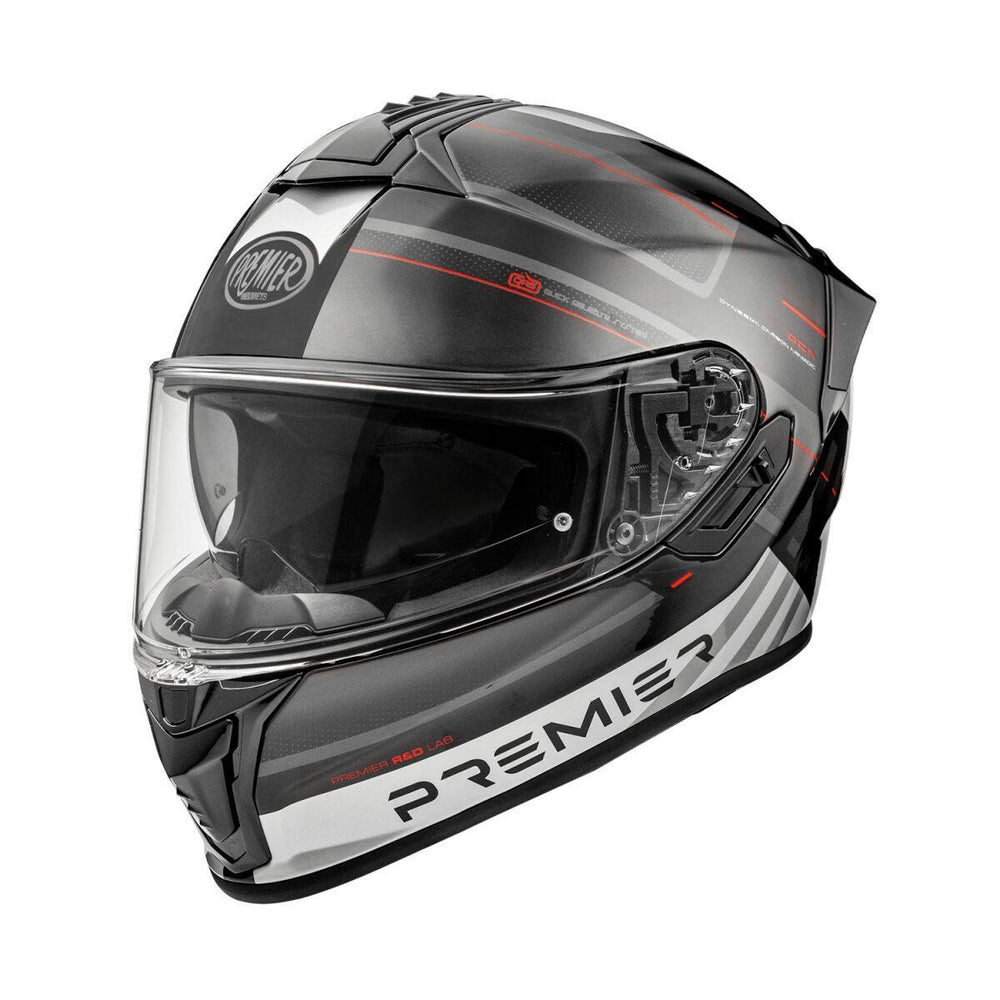 Premier Evoluzione Helmet - Black/Grey/White