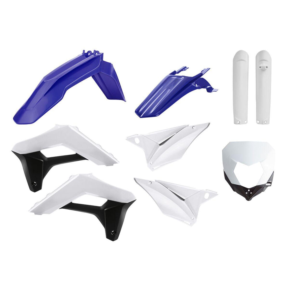 Polisport Full Plastics Kit For Sherco SE 250 2018-2023 - Black/Blue/OEM/White