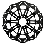 SBS Kodlin Brake Disc For Harley Davidson FLDE 1750 2018-2020 - Black Front