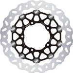 Galfer Floatech Brake Discs For Suzuki GSX-R 1000 2009-2015 Front - Black/Silver