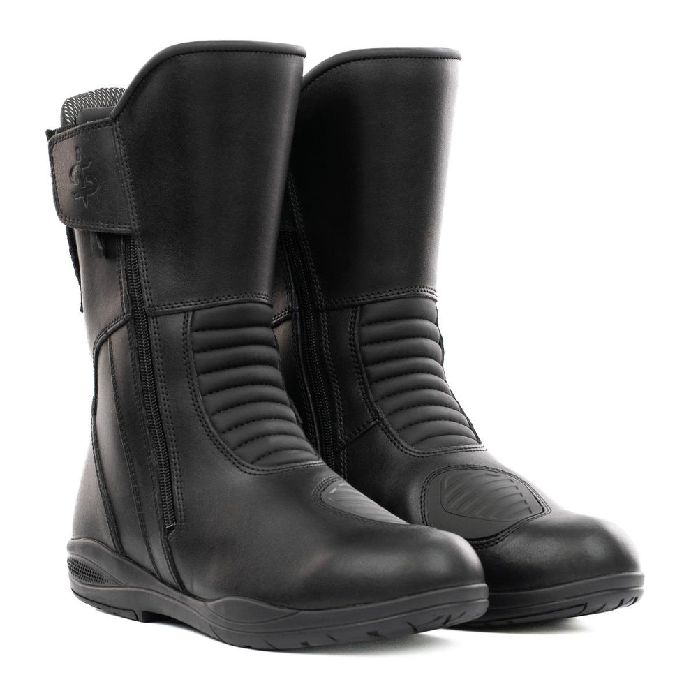 Spada Hurricane 3 Rev 2 Waterproof Motorcycle Boots - Black