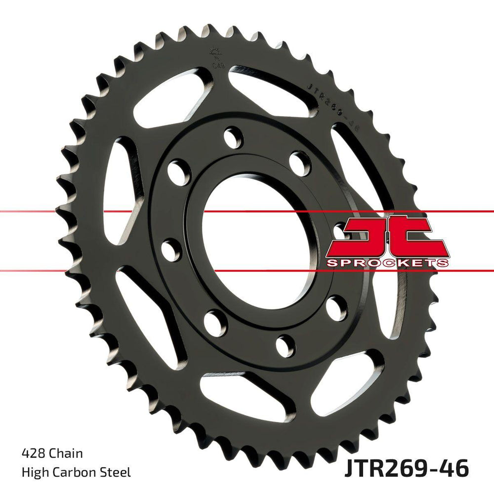 JT Sprocket For Daelim Altino 100 1995-2003 Rear Black 46T