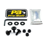 Pro Bolt Aluminium License Plate Bolt Kit For Honda CBF 125 2009-2015 Rear