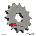 JT Sprocket For Yamaha DT 125 E 1974 Front  14T