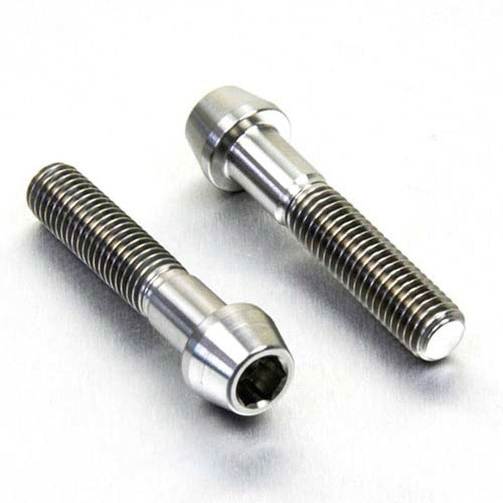 Pro Bolt Brake Caliper Pinch Bolt Set Titanium For Aprilia RSV4 1000 RF ABS 2015-2018 Rear - Silver