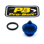 Pro Bolt Aluminium Oil Filler Caps For Ducati 848 2008-2010 - Blue