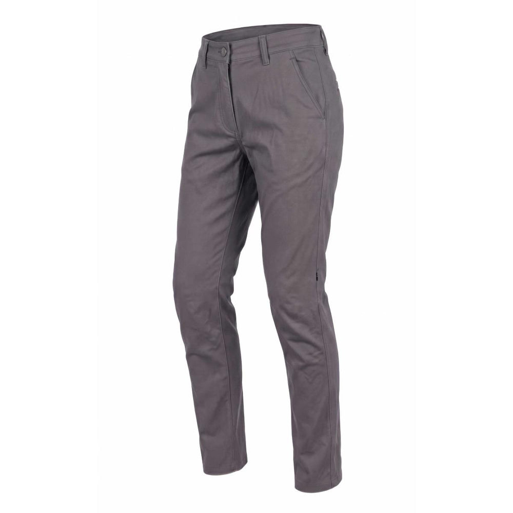 Spada Ignition Ladies Motorcycle Chinos Trousers - Lava Grey (Leg - L32)