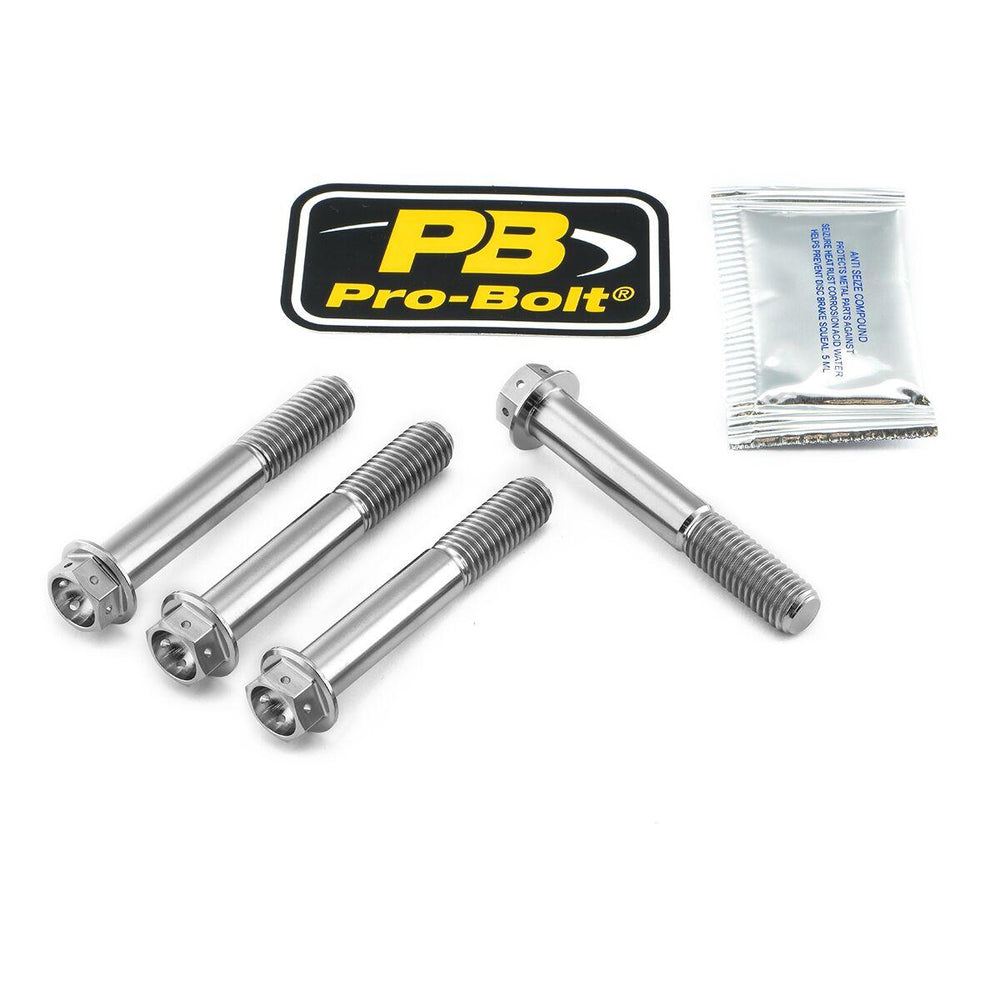 Pro Bolt Titanium Brake Caliper Mount Kit For BMW R 1200 GS ABS 2013-2016 Front - Silver