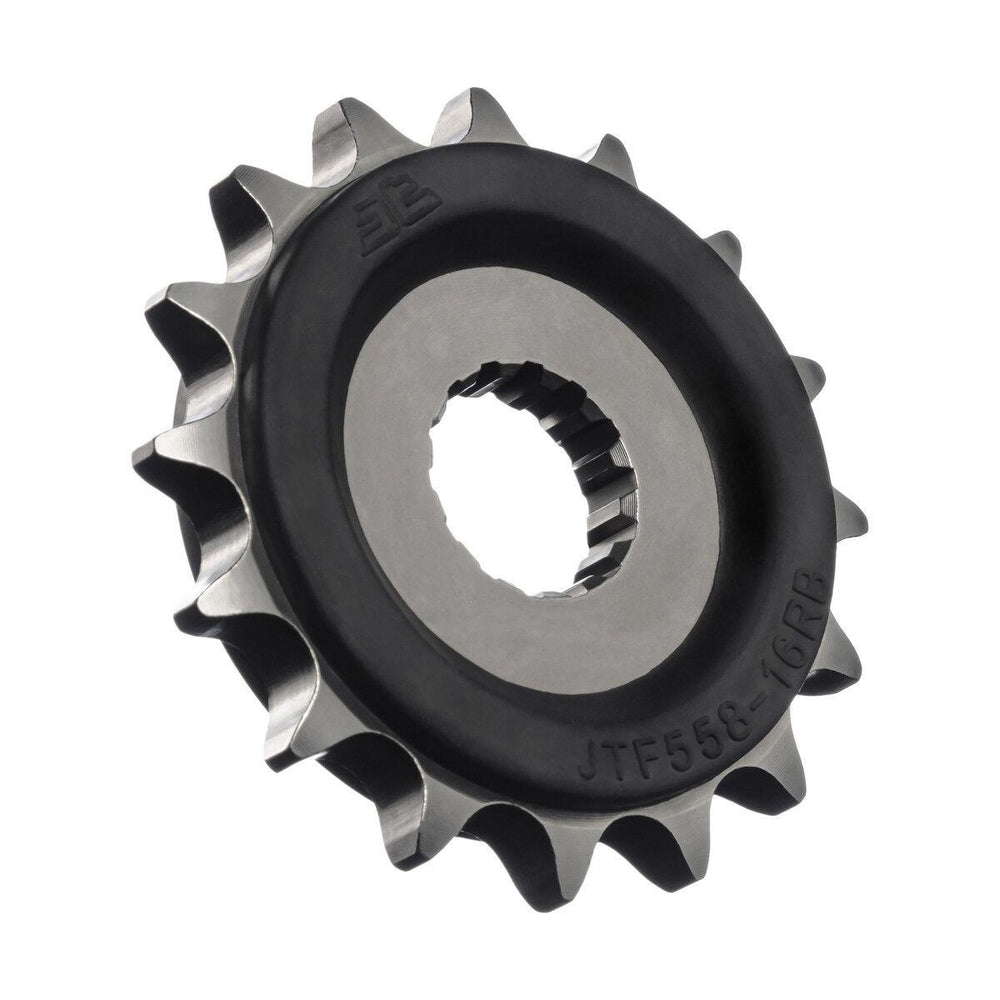 JT Front Rubber Cushioned Sprocket For Yamaha DT125R 1988-2002 Front Black  16T