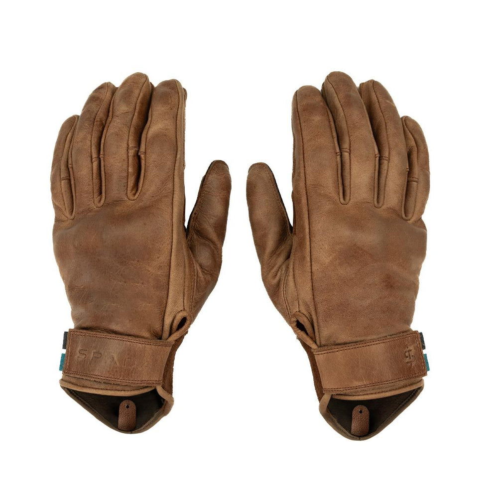 Spada Clutch Leather Motorcycle Gloves - Cognac Brown