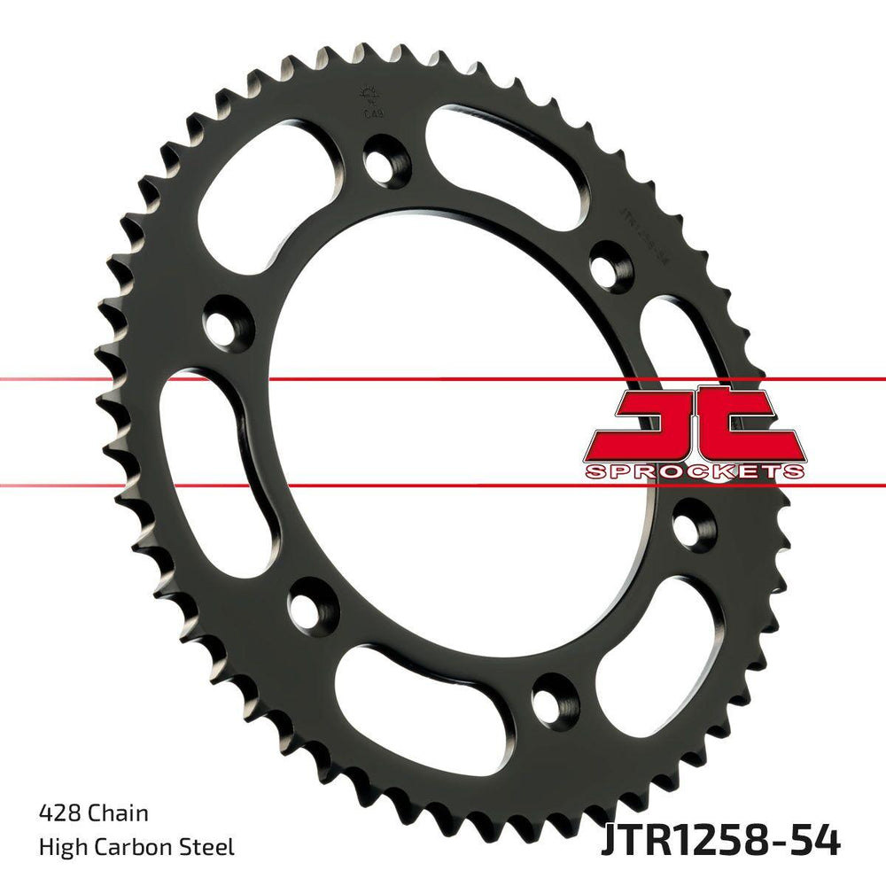 JT Sprocket For Honda XR125 L 2003-2008 Rear Black 54T