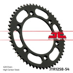 JT Sprocket For Honda XR125 L 2003-2008 Rear Black 54T