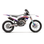 Blackbird Retro Graphics Kit For KTM EXC300 TBI 2026 - Purple/White