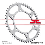 JT Induction Hardened Sprocket For Yamaha FZ8 N 2010-2016 Rear Black Zinc 48T
