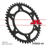 JT Sprocket For Yamaha DT 250 MX 1980-1982 Rear Black 45T