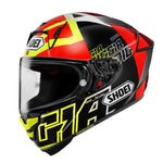 Shoei X-SPR Pro Diggia2 TC-3 Full Face Motorcycle Helmet - Black/Red/Yellow
