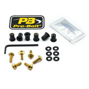 Pro Bolt Aluminium Screen Bolt Kit For KTM Adventure 900 2006-2010 - Gold