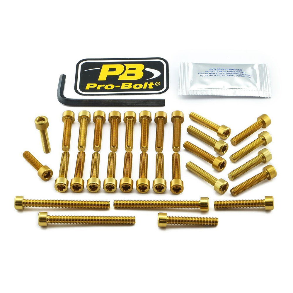 Pro Bolt Aluminium Engine Bolt Kit For Kawasaki For Kawasaki Z 900 2018-2019 - Gold