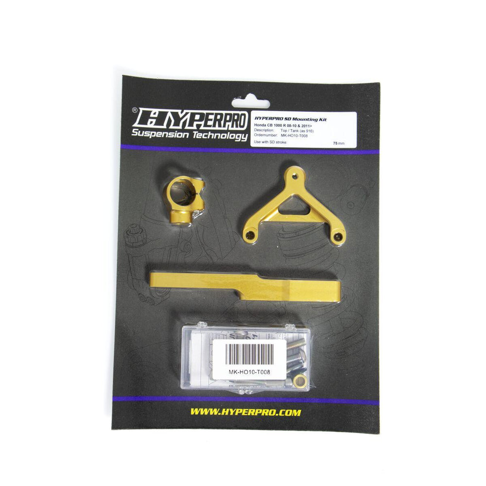 Hyperpro Steering Damper Mounting Kit For Honda CBR600RR 2007-2016 - Gold