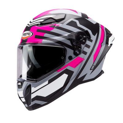 Caberg Drift Evo II Horizon Matt Grey Black Fuchsia Full Face Motorcycle Helmet