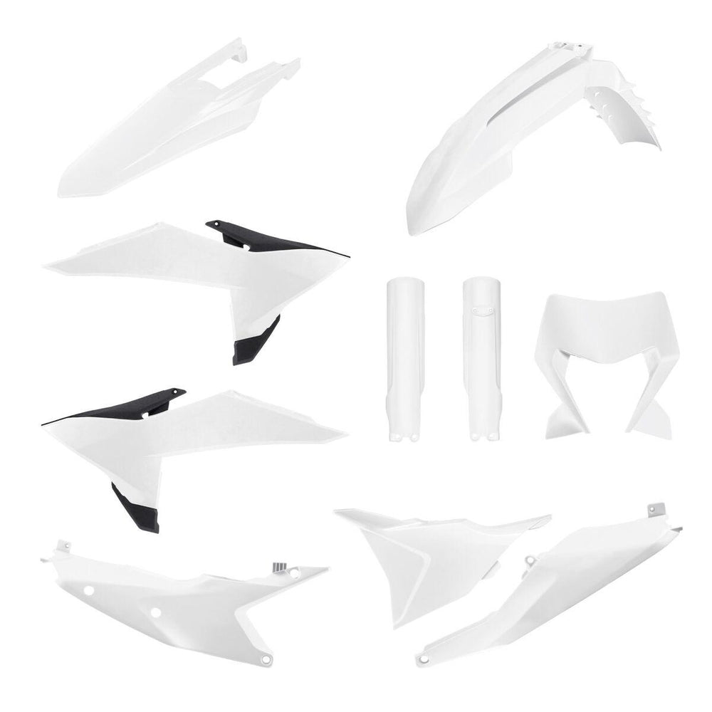 Polisport Plastics Kit For KTM EXC300 TBI 2026 - White