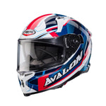 Caberg Avalon X Optic White Blue Red Helmet