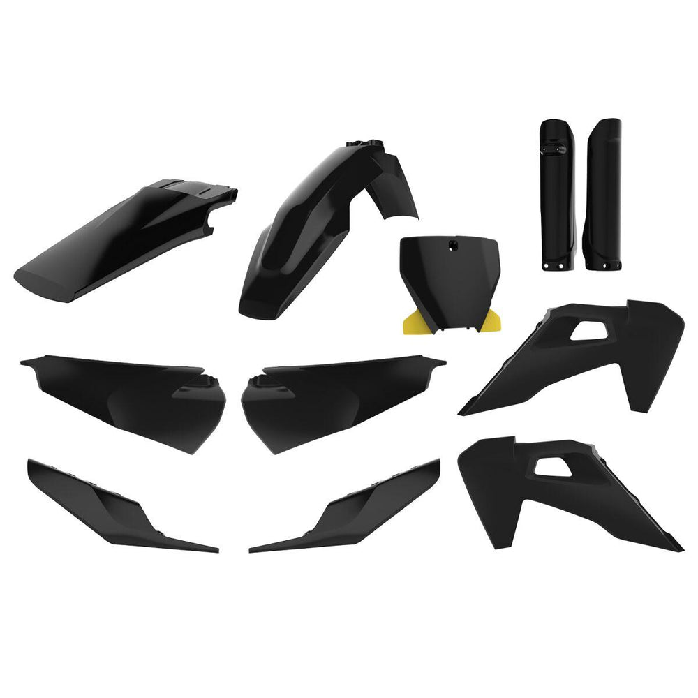 Polisport Plastics Kit For Husqvarna FC250 2019-2022 - Black
