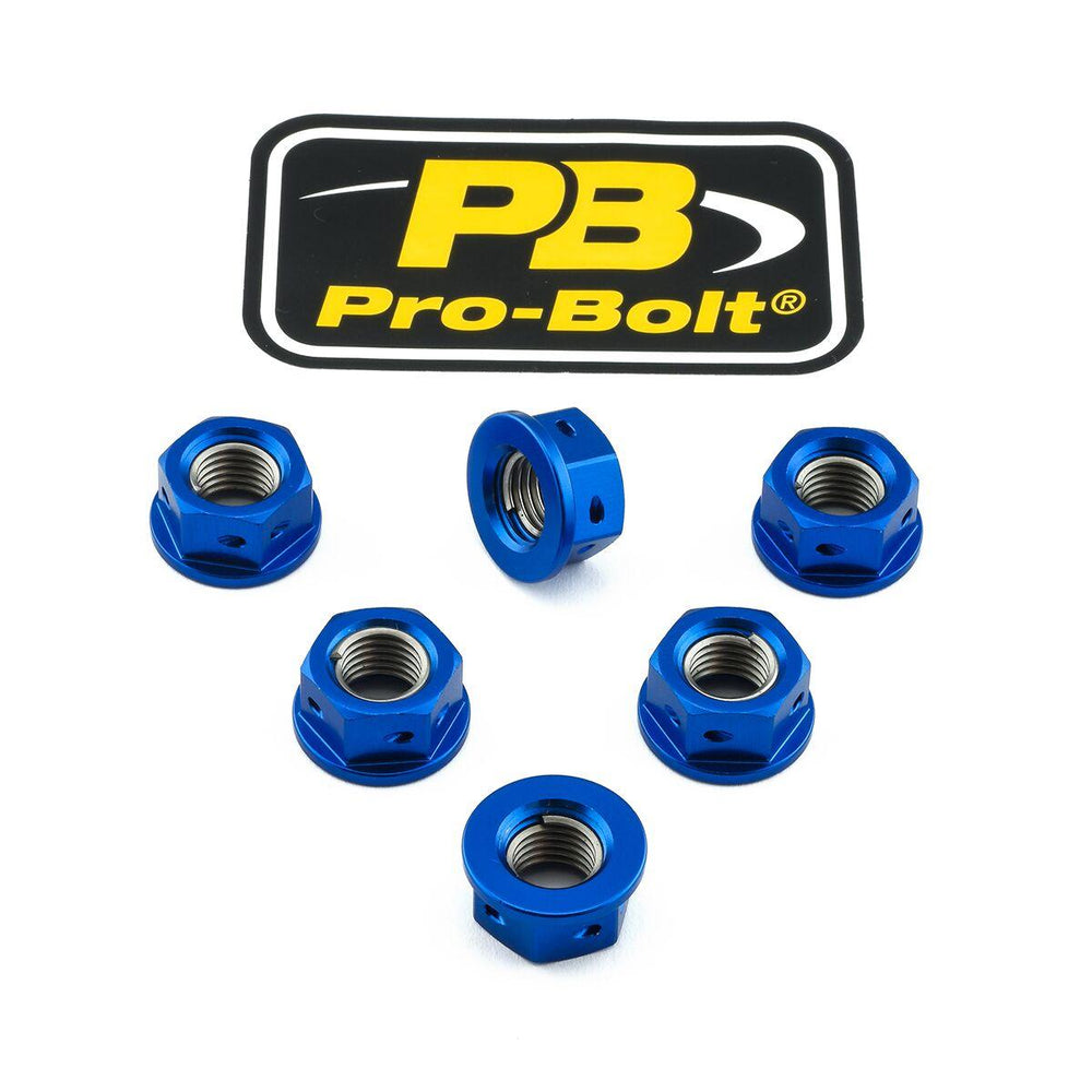 Pro Bolt Aluminium Sprocket Nuts For Ducati 748 1995-2003 - Blue