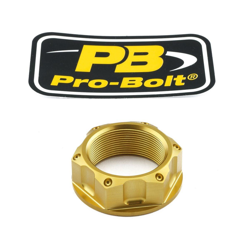 Pro Bolt Aluminium Top Yoke Nut For Yamaha FJR 1300 2001-2005 - Gold