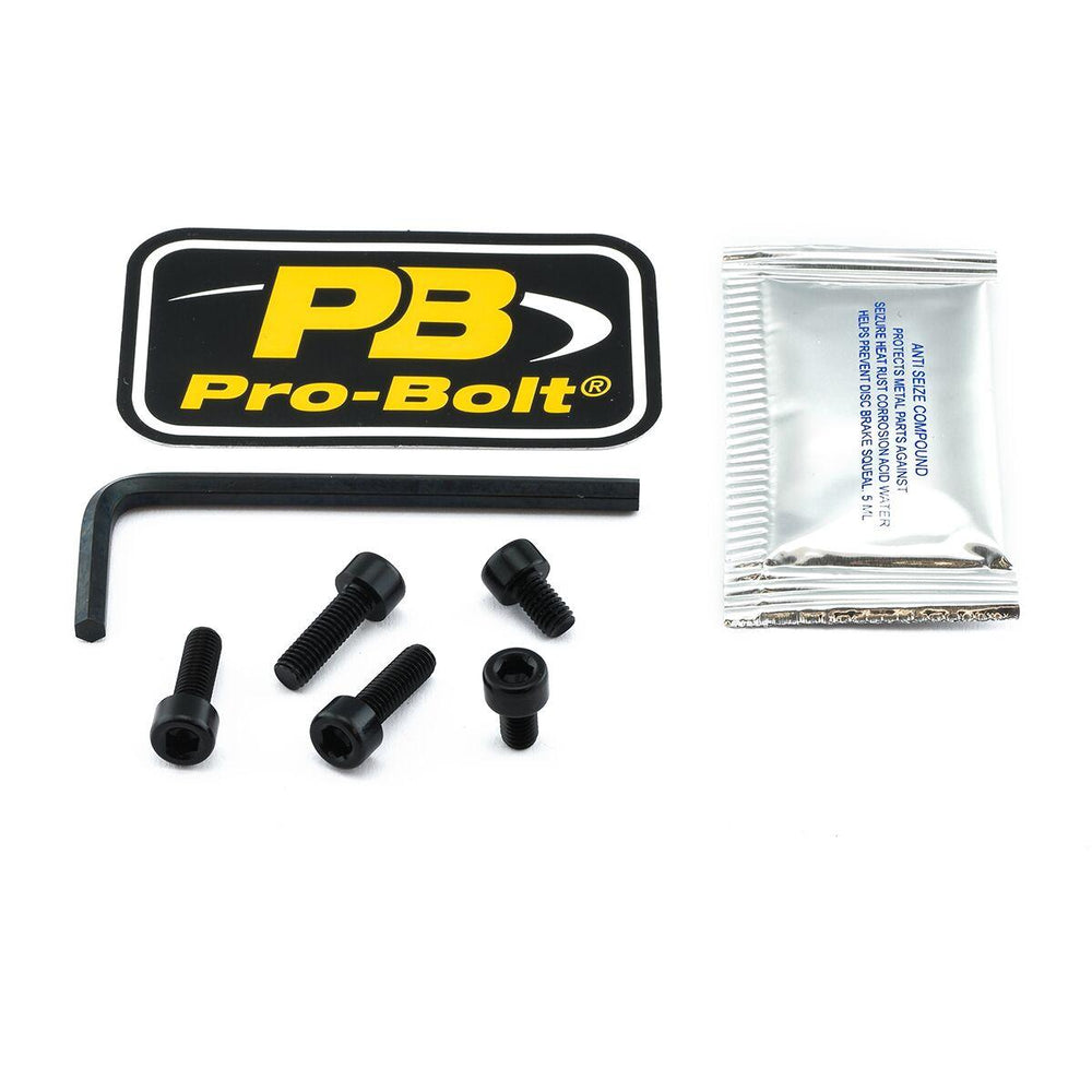 Pro Bolt Aluminium Fuel Cap Kit For Kawasaki ER-6F 650 2012-2016 - Black