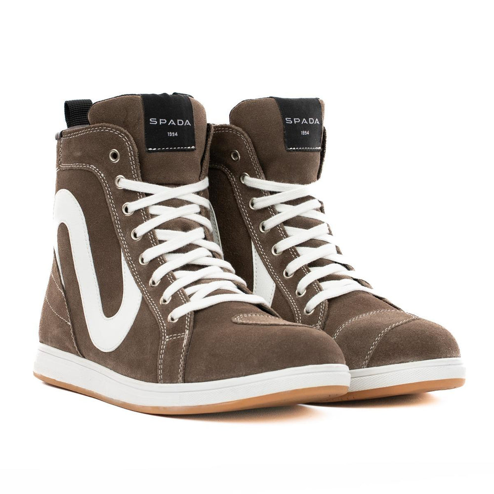 Spada Strider S Waterproof Trainer Style Motorcycle Boots - Walnut Brown