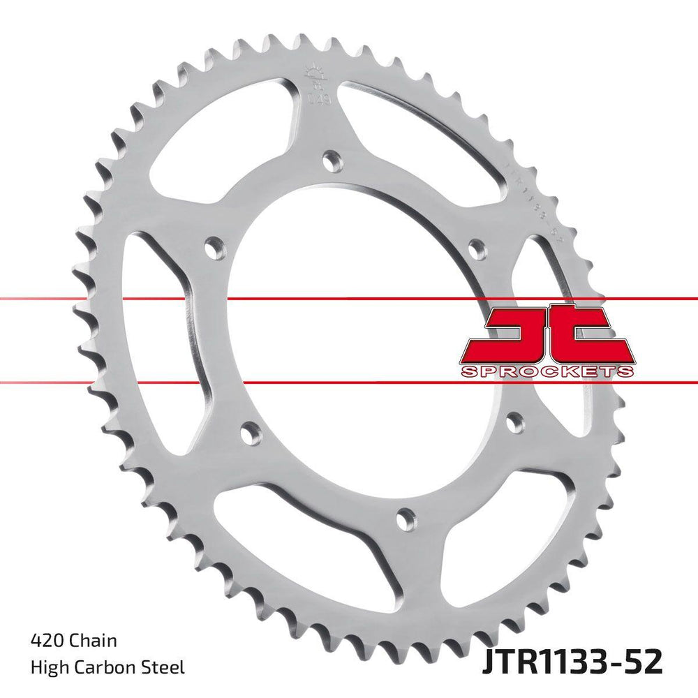 JT Sprocket For Derbi GPR 50 Nude 2004-2008 Rear  52T