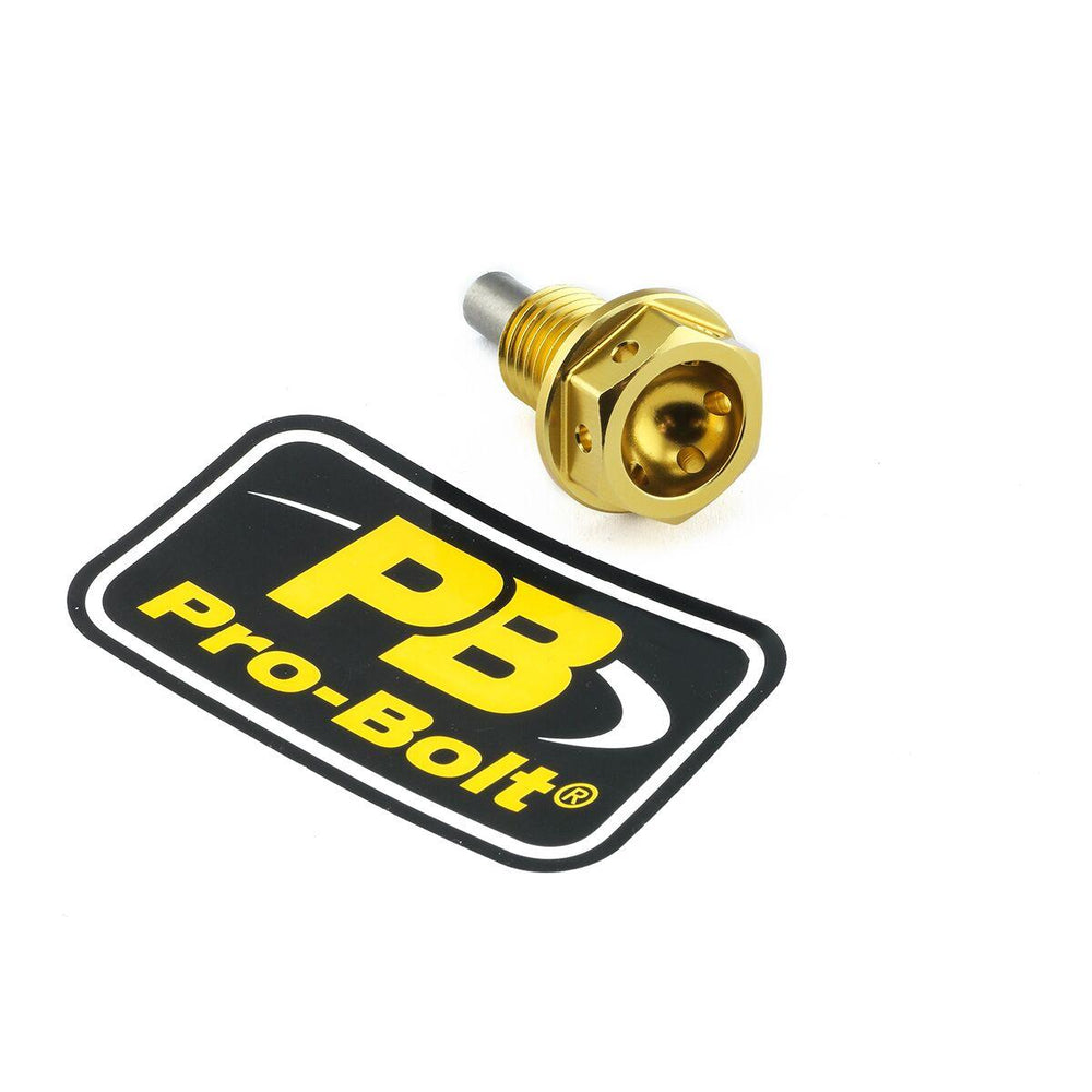 Pro Bolt Aluminium Magnetic Sump/Drain Bolt For Honda CB600F 1998-2006 Gold