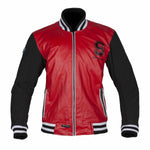 Spada Leather Jacket Campus Red/Black