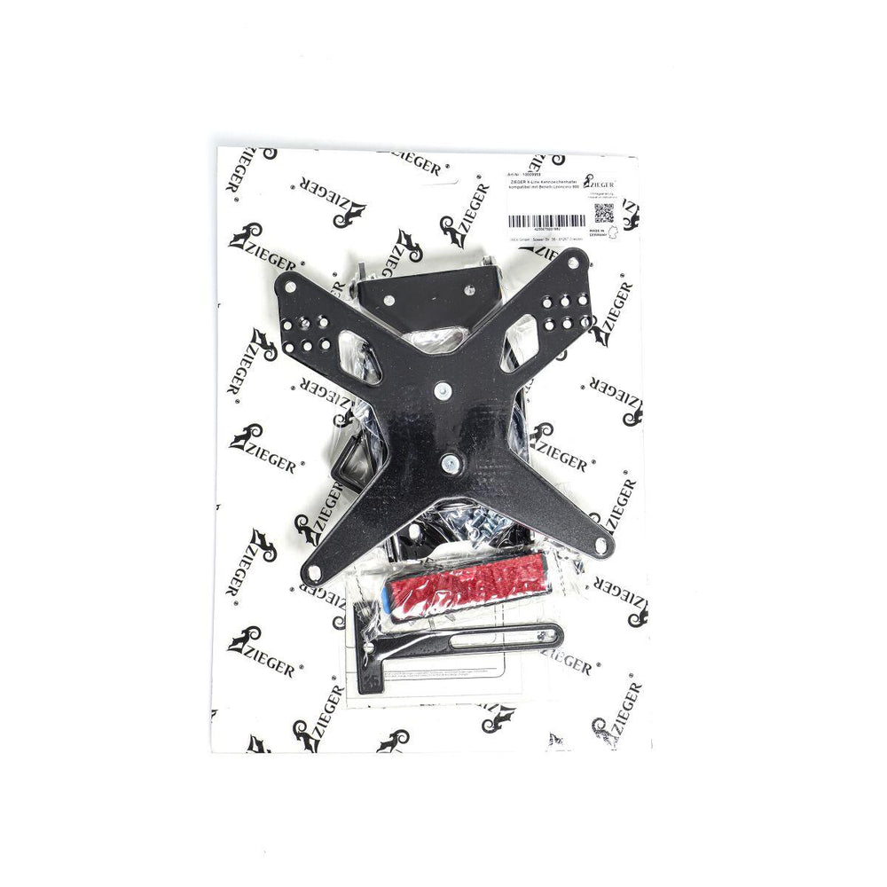Zieger License Plateholder Type E For Benelli Leoncino 800 ABS 2022-2023 Rear