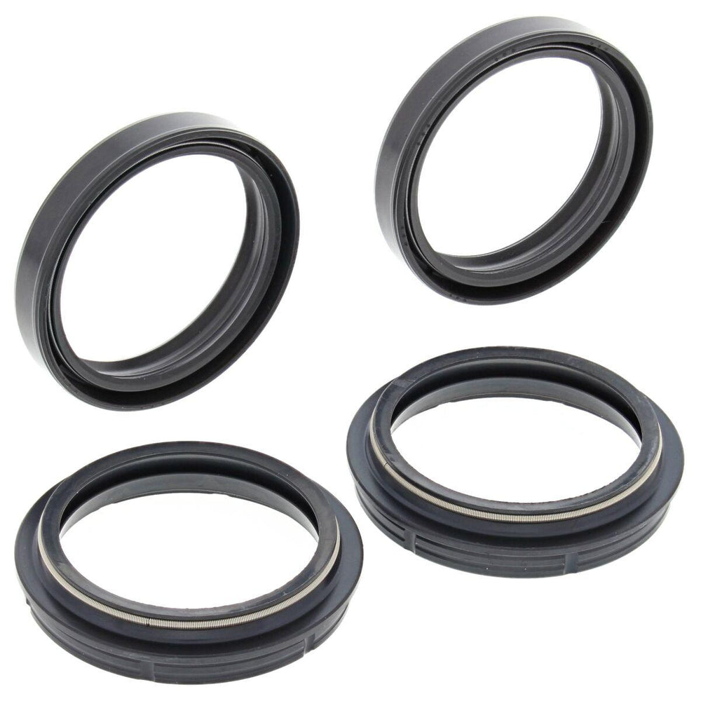 All Balls Fork Oil Seal/ Dust Seal Kit For KTM Adventure 640 R 2001-2007 - Black