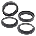 All Balls Fork Oil Seal/ Dust Seal Kit For Honda CR125 1984-1986 - Black