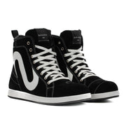 Spada Strider S Waterproof Trainer Style Motorcycle Boots - Black/White
