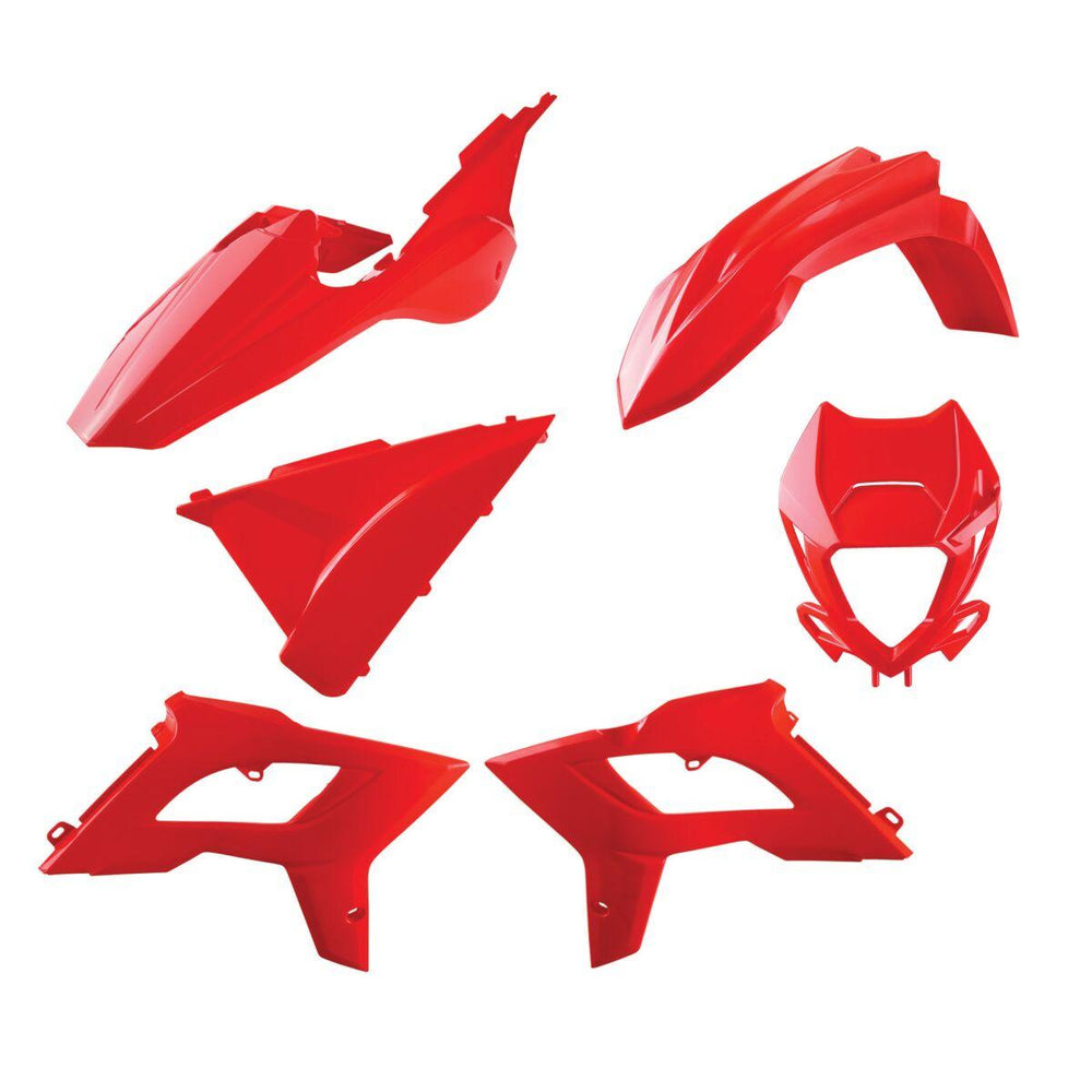 Polisport Restyle Plastics Kit For Beta RR 125 2018-2019 - Red