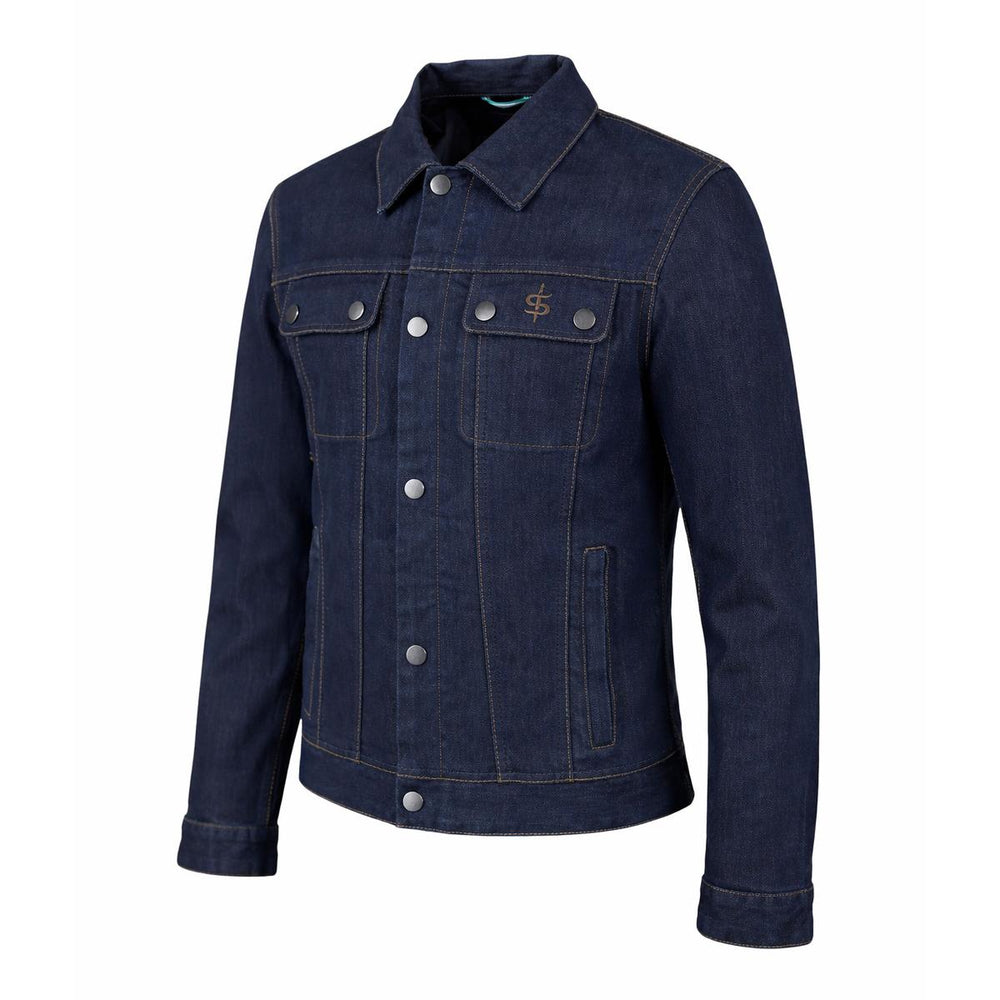 Spada Tura Trucker Men's Motorcycle Jacket - Rinse Indigo