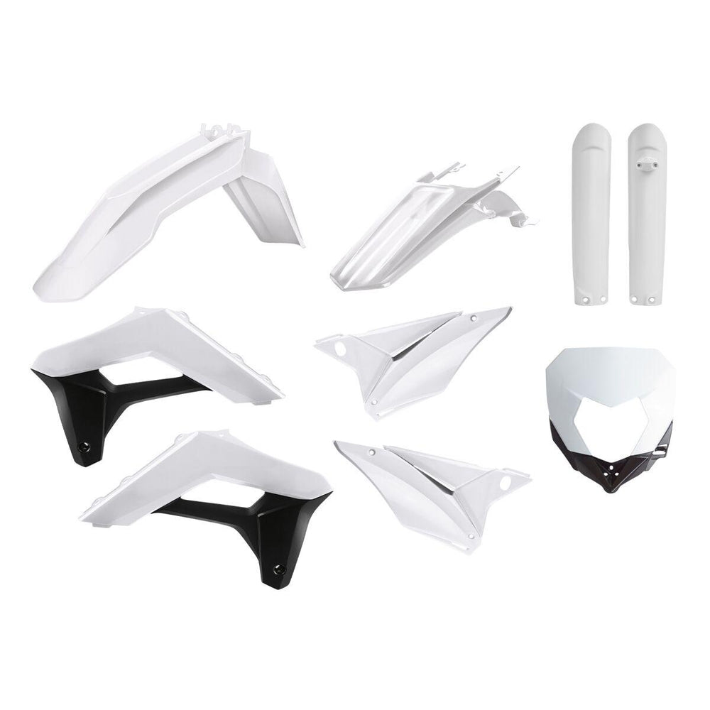 Polisport Full Plastics Kit For Sherco SE 250 2018-2023 - Black/White