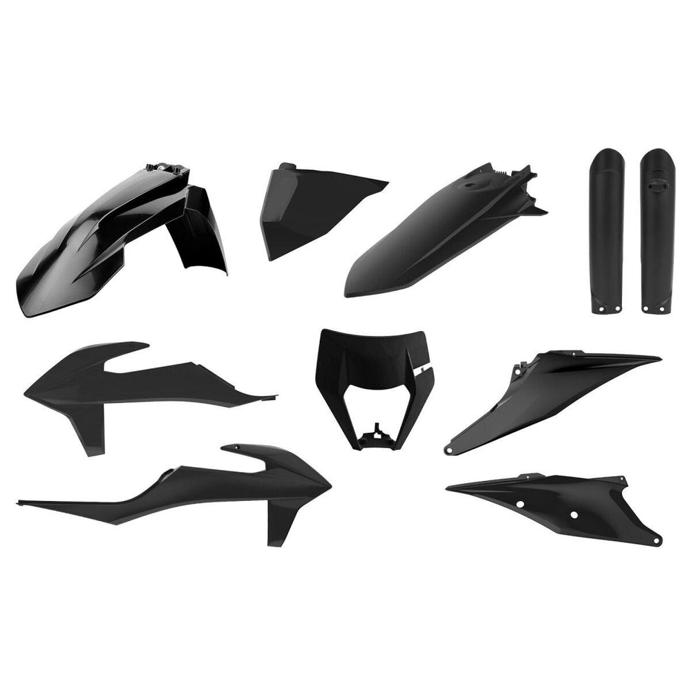 Polisport Full Plastics Kit For KTM EXC150 TPI 2020-2021 - Black