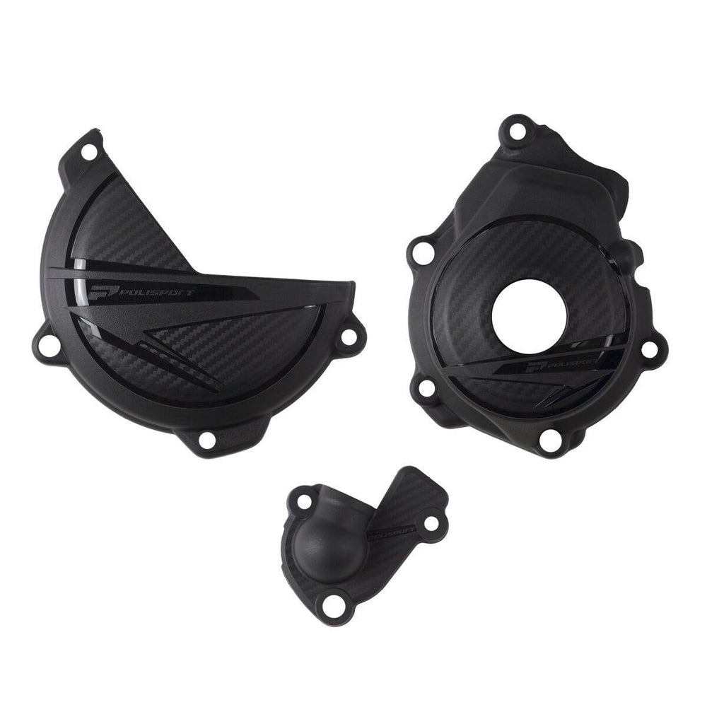 Polisport Full Engine Protector Kit For Husqvarna FC250 2023-2024 - Black