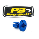 Pro Bolt Aluminium Cable Adjuster For Triumph Bonneville 865 T100 2015 - Blue