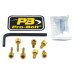 Pro Bolt Aluminium Fuel Cap Kit For Honda CB1000R 2008-2017 - Gold
