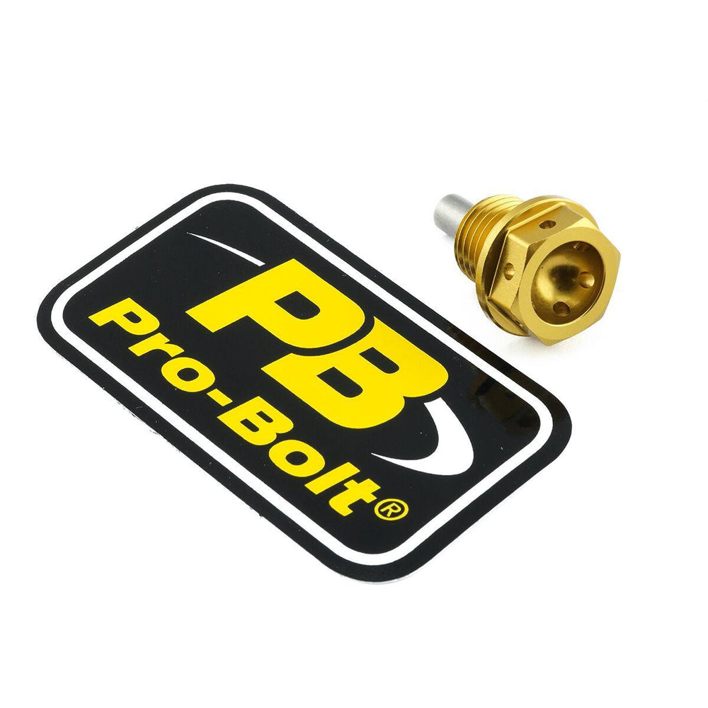 Pro Bolt Aluminium Magnetic Sump/Drain Bolt For Honda CB 1300 ABS 2005-2008 Gold