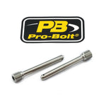 Pro Bolt Brake Caliper Pin For Kawasaki EX250 R 2008-2012 Front - Silver